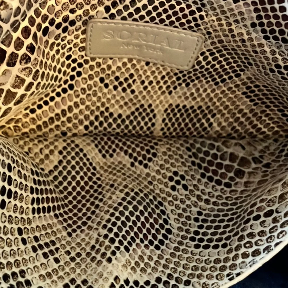 Sorial Snakeskin Clutch‎
